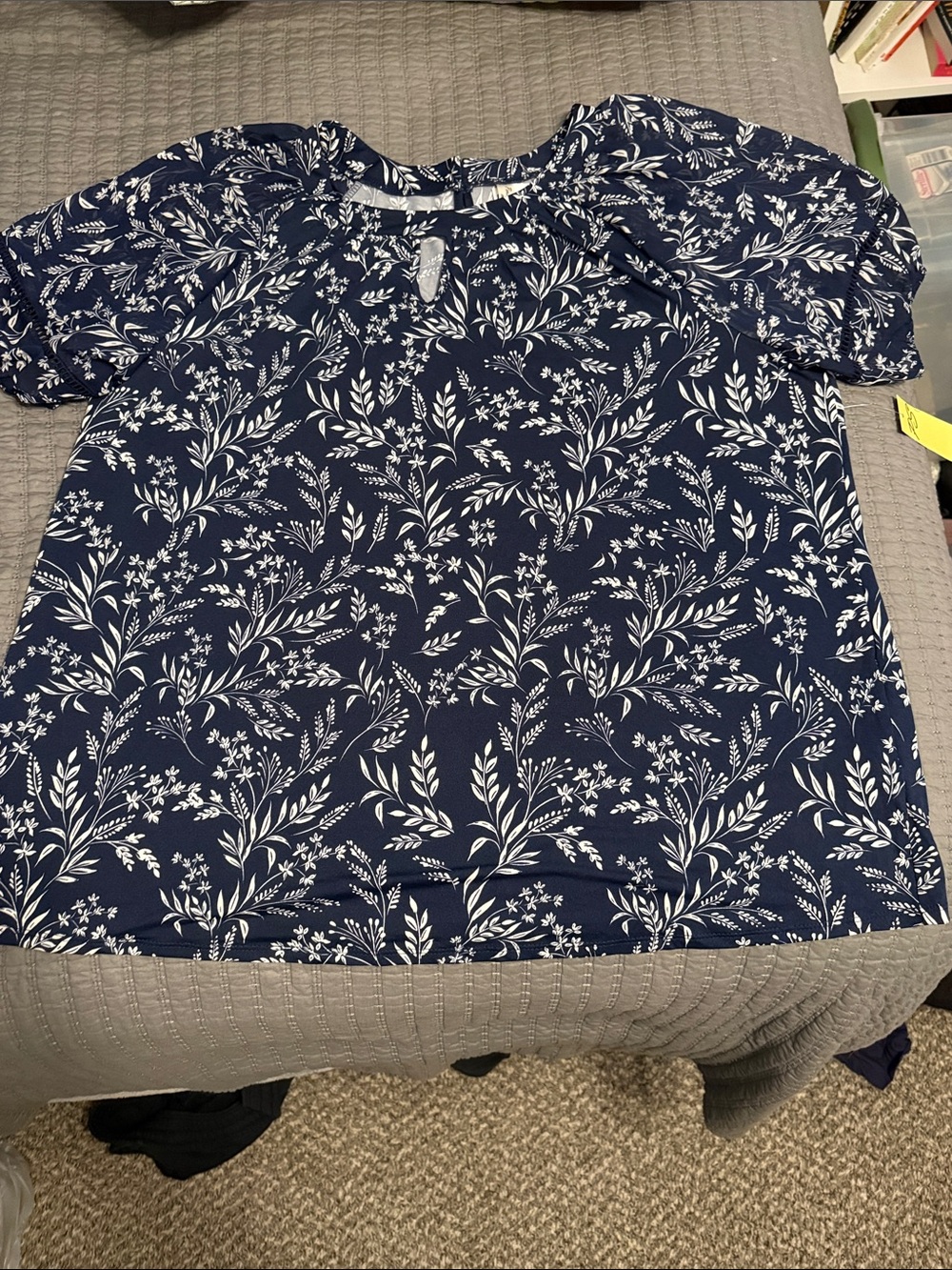 2X Floral Top
